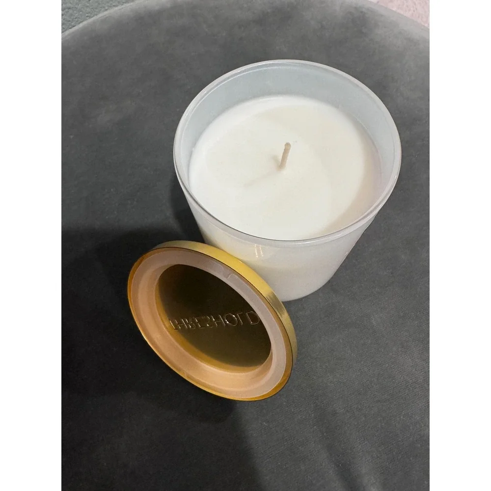 Threshold Peony & Cherry Blossom Scented Candle 10oz Gold Lid Amber Raspberry N